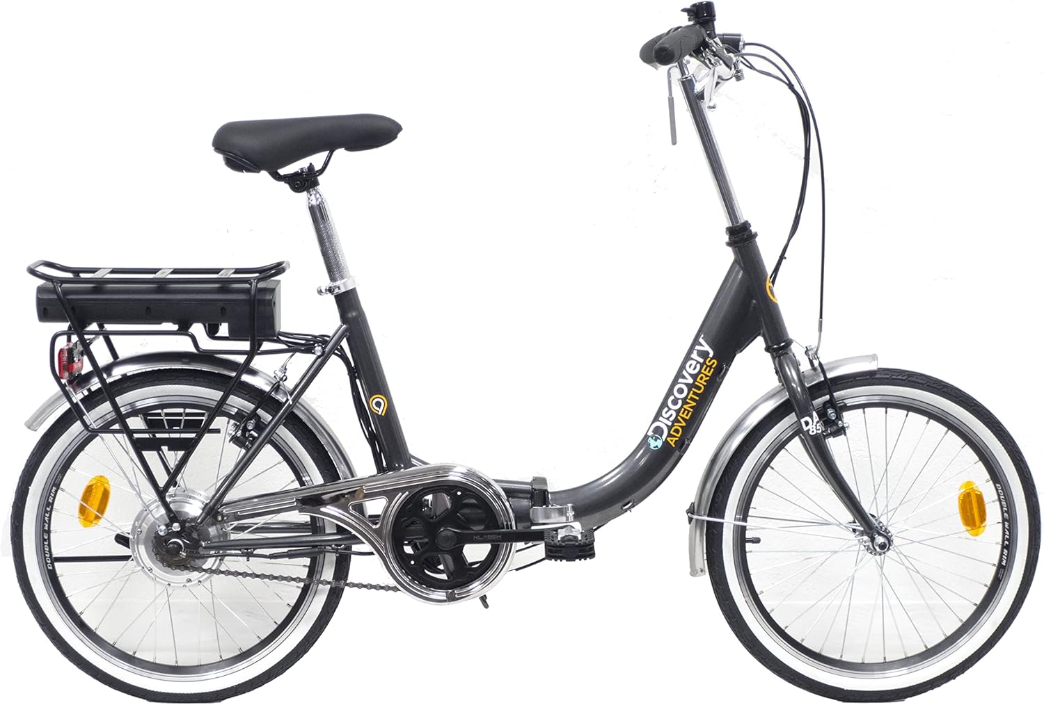 Discovery E1000 Rear Motor 24v bicicleta elétrica dobrável 20" cor preta antracite, adultos unissexo, cinzento-escuro metalizado