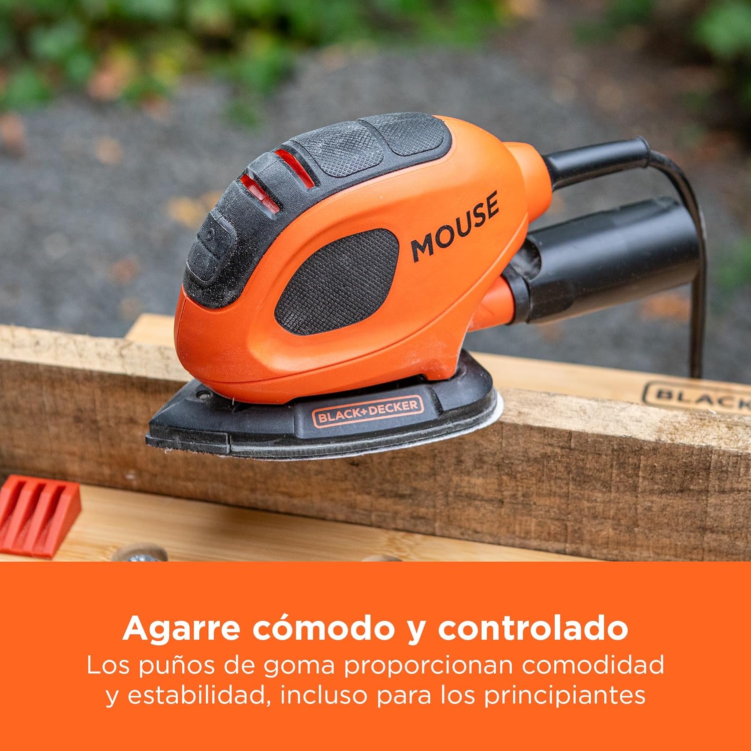 BLACK + DECKER BEW230BC-QS Mouse, Lixadeira de detalhe, 55 W