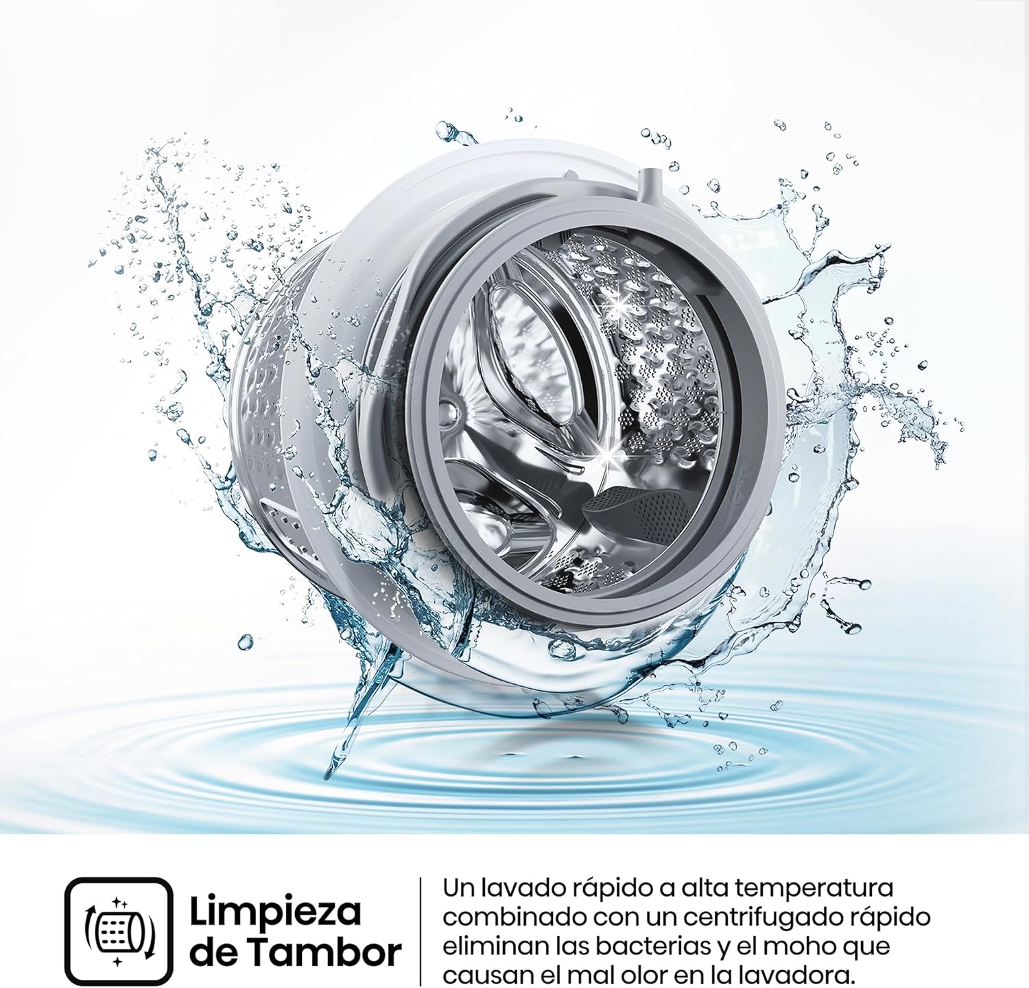 Hisense WF1Q8041BW2 - Máquina de lavar roupa, classe A, 8 kg, 1400 rpm, altura 85 cm x largura 60 cm, branco, função de vapor 99,9%, lavagem rápida, lavagem automática, conclusão diferida, Tecnologia