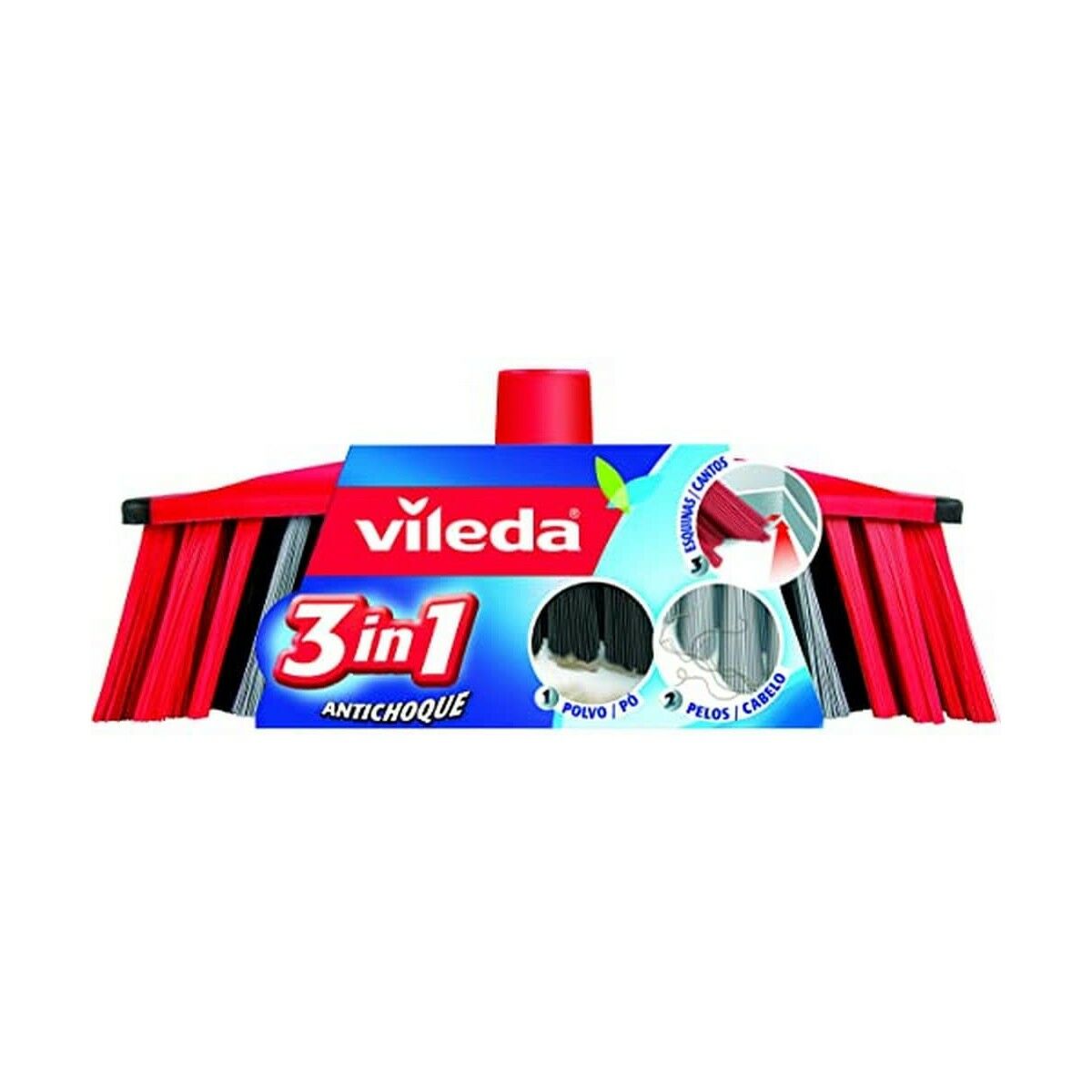 Escova Vileda 142156 Preto Vermelho Cinzento Plástico (1 Unidade)
