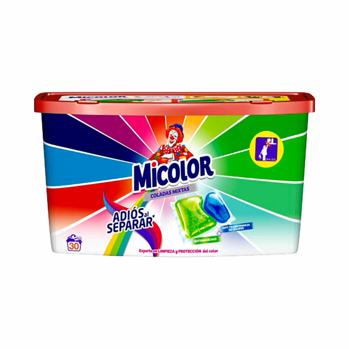 Detergente Micolor Adiós al separar 660 g (30 Unidades)