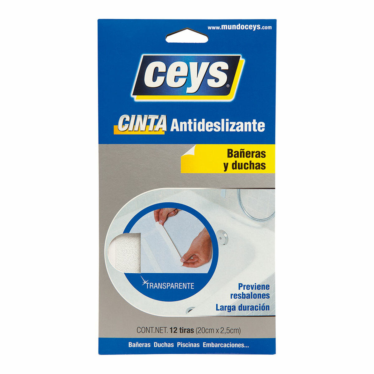 Antideslizante Ceys Transparente Borracha natural