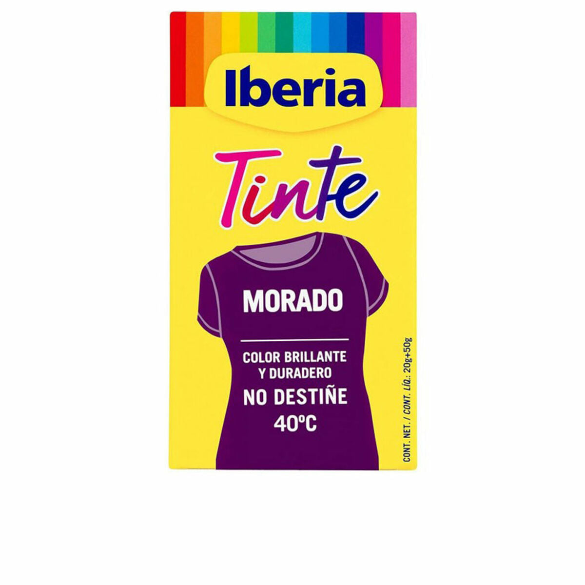 Tinta para Roupa Tintes Iberia   Roxo 70 g