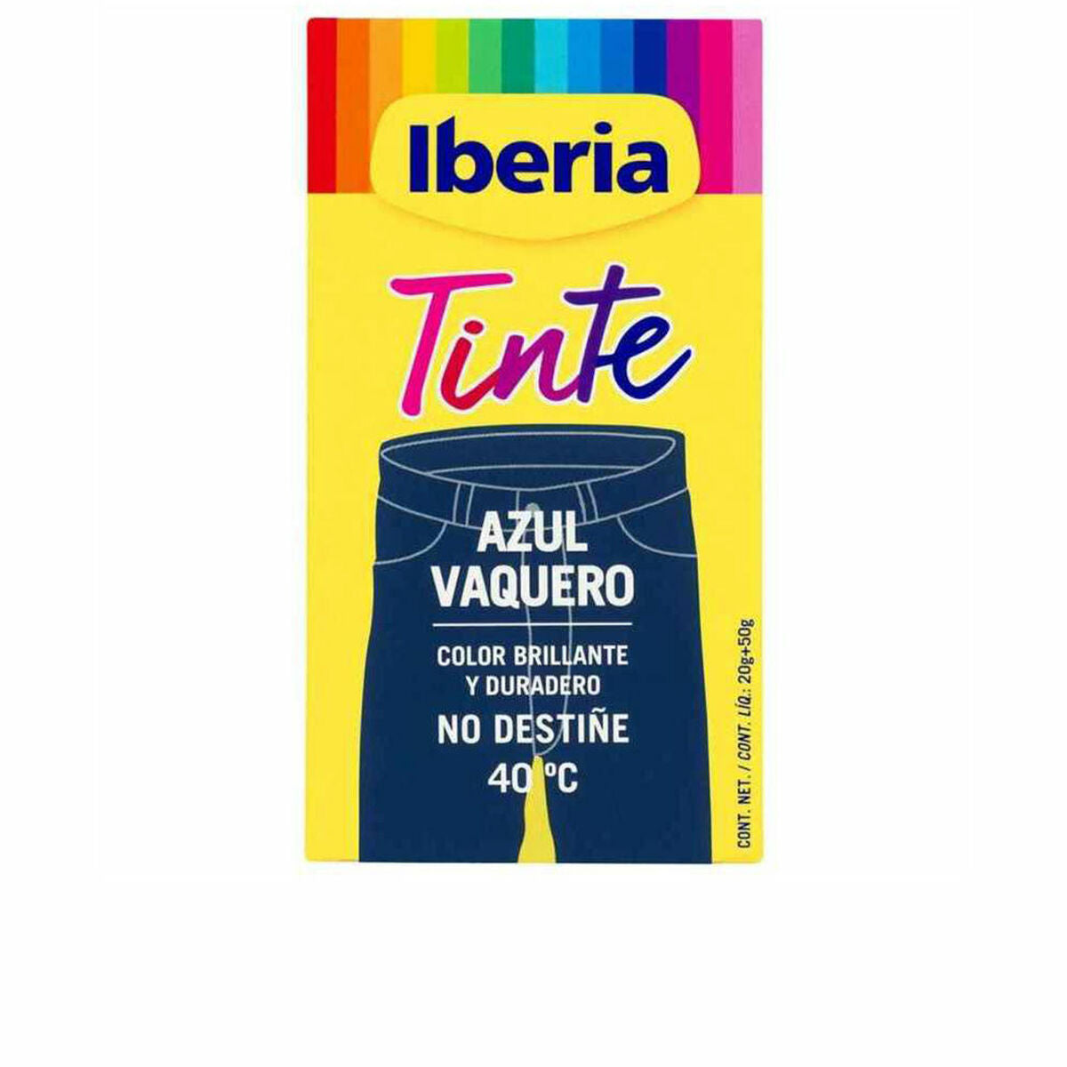Tinta para Roupa Tintes Iberia   Azul 70 g