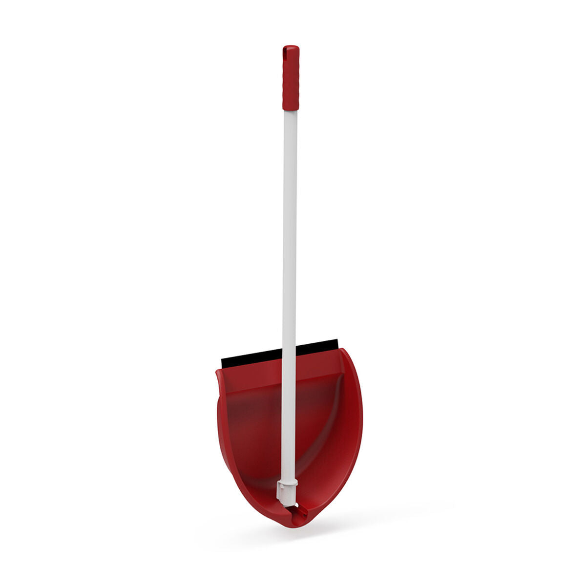 Pá Plastiken Branco Vermelho Plástico Dobrável