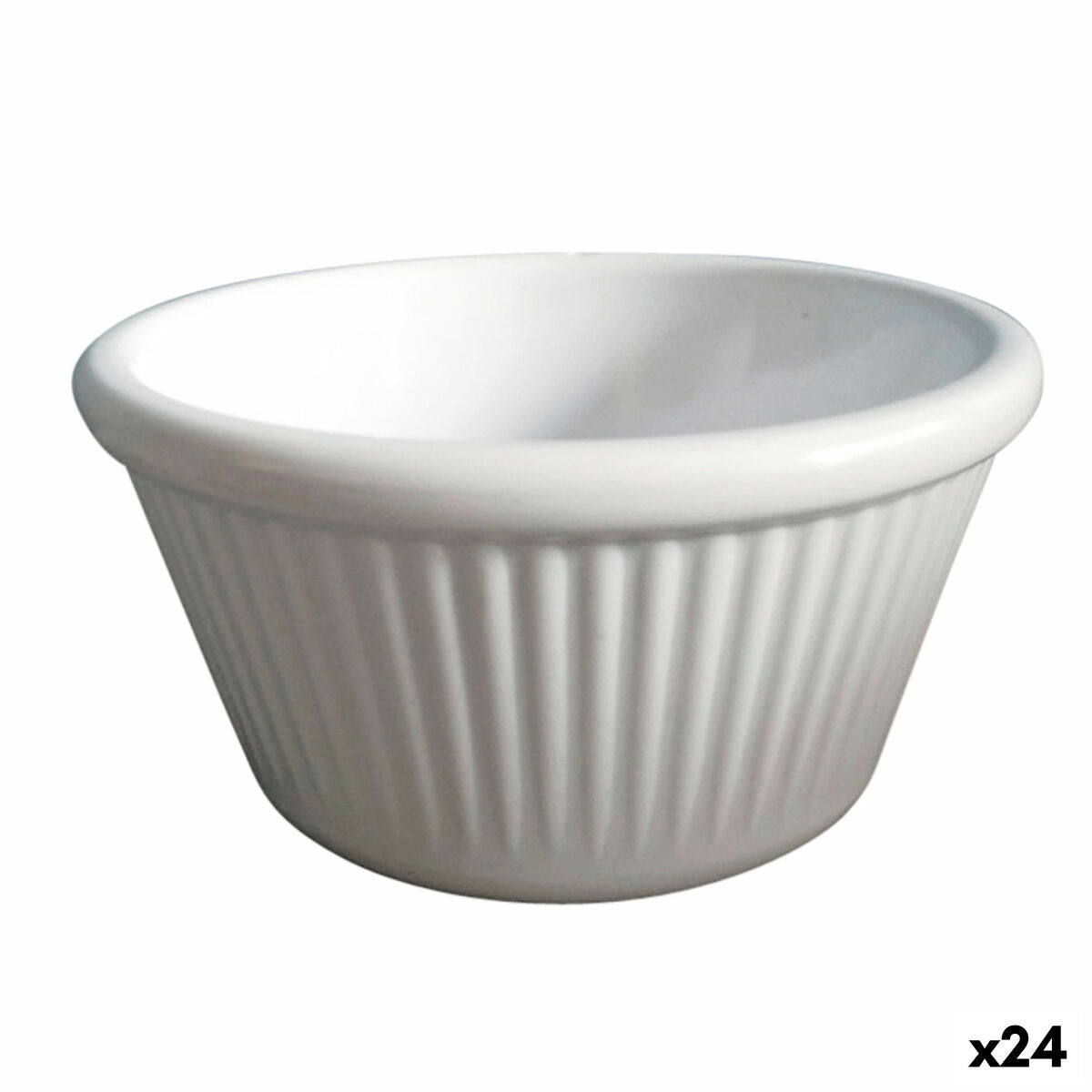 Ramequin Quid Professional Melamina Branco Plástico 8,5 x 8,5 x 4,5 cm Ramequin (24 Unidades)