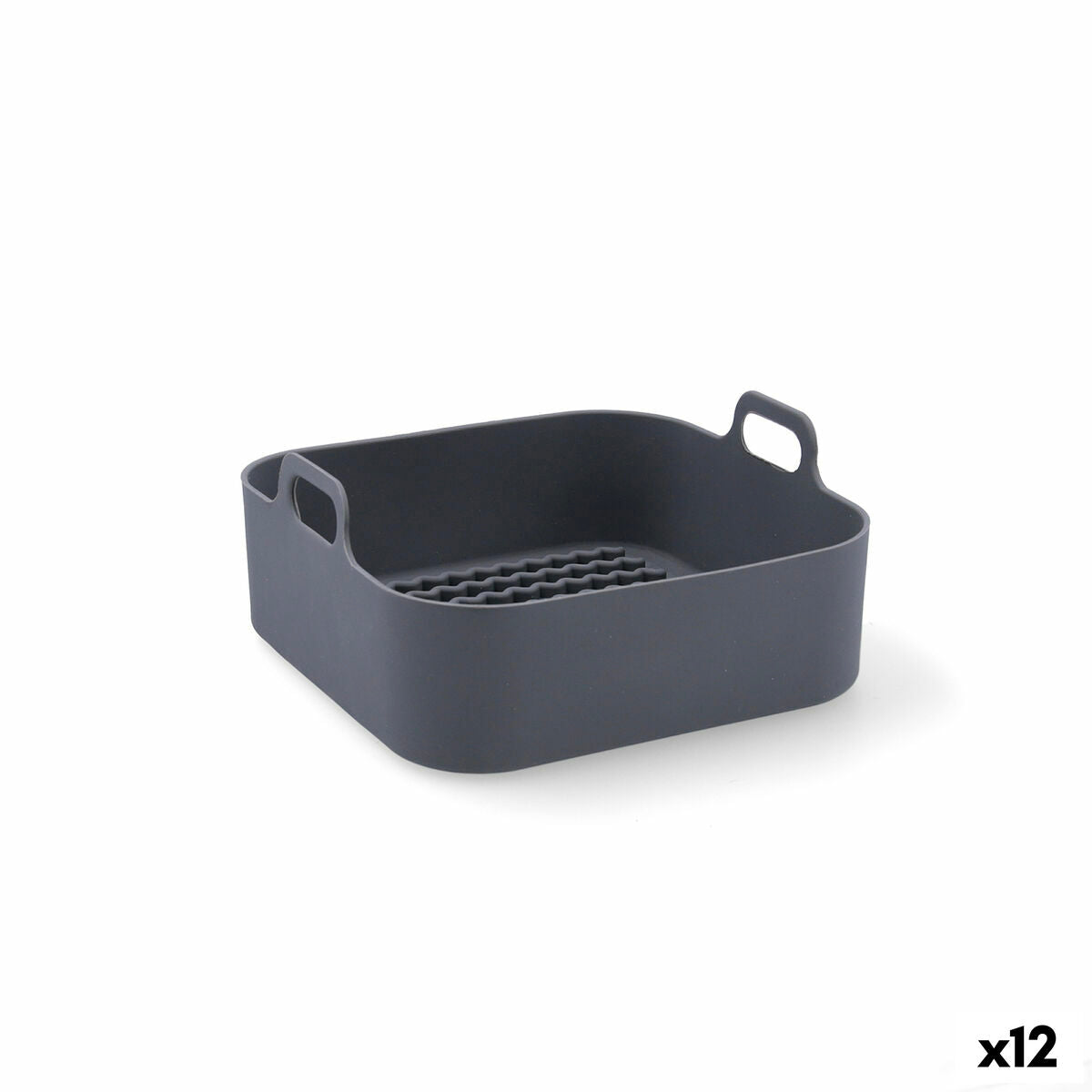 Cesta para Fritadeira a Ar Quid Naturalia Silicone 19 x 9 cm (12 Unidades)