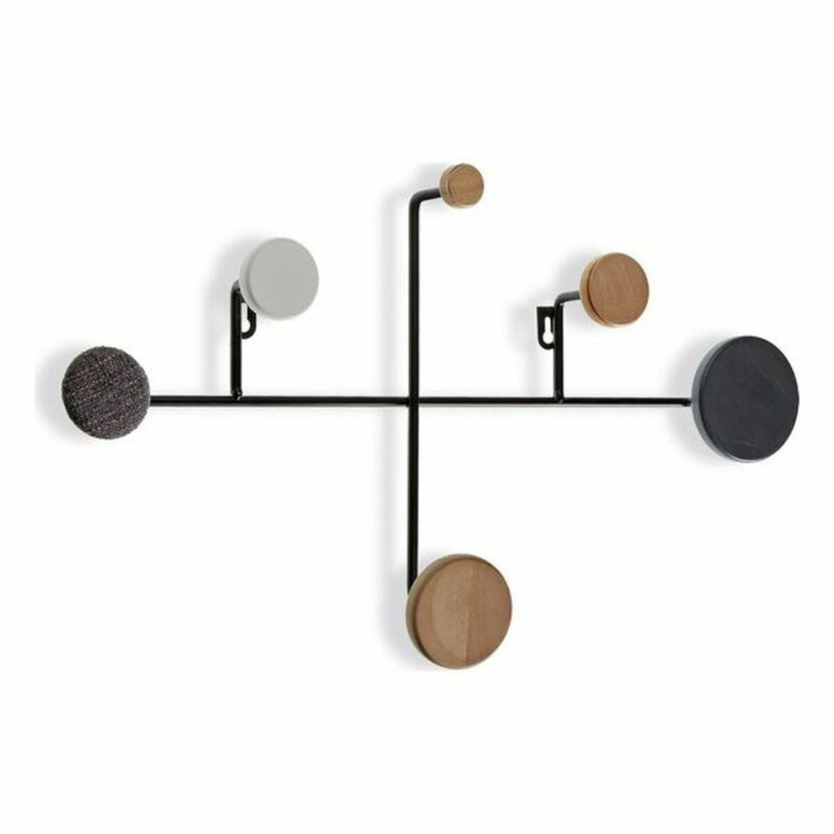 Bengaleiro Versa Metal Madeira Resina Madeira MDF (30 x 8 x 52 cm)