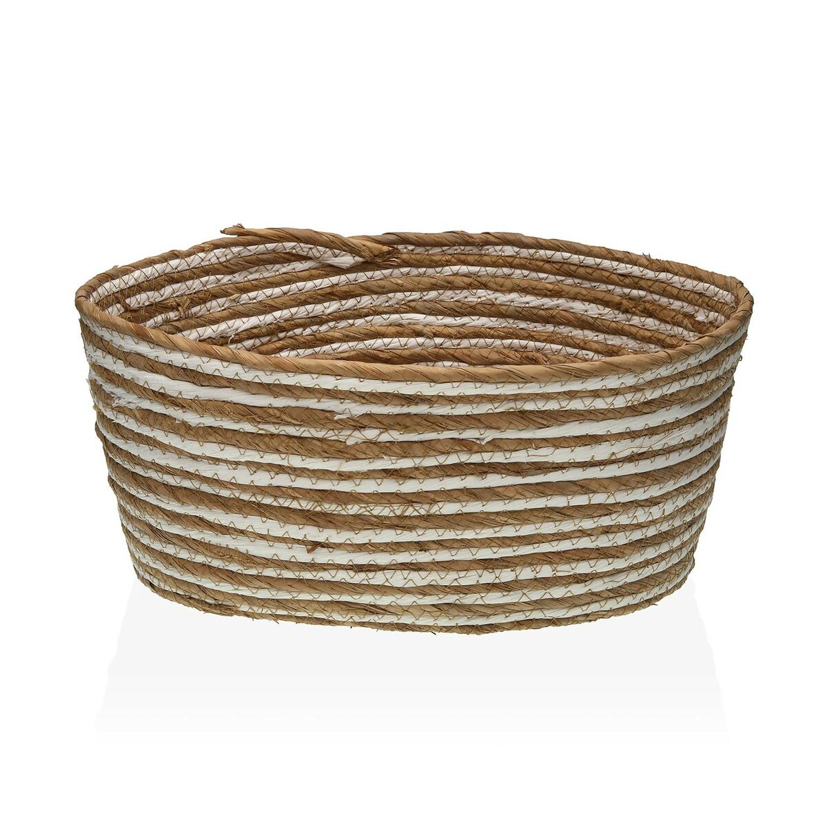 Cesta Multiusos Versa 31 x 16 x 39 cm Branco Castanho