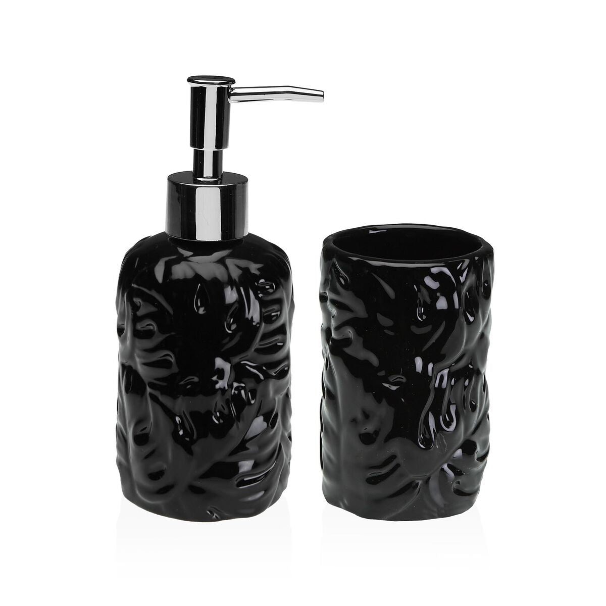 Conjunto de Banho Versa Preto Dolomite 6,8 x 17 x 6,8 cm