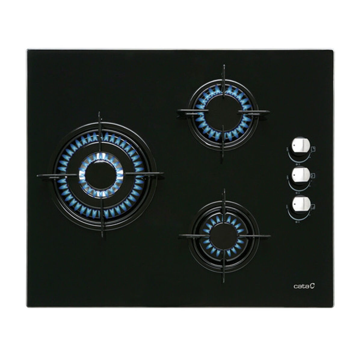 Placa de Gás Cata CIB 6021 BK 60 cm 8100 W