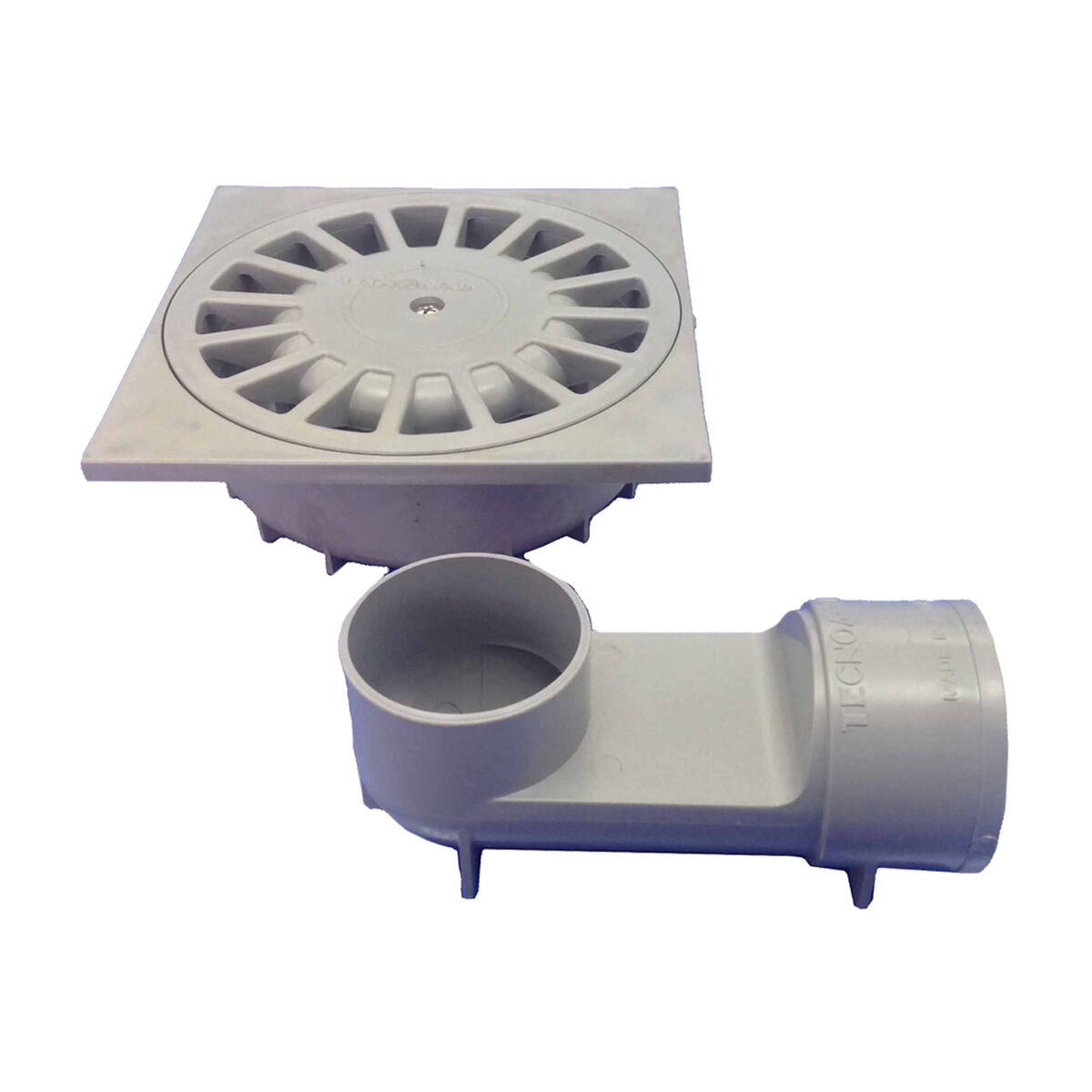 Dreno Tecnoagua T-88 VH PVC 10,5 x 10,5 x 4,4 cm Ø 4 cm