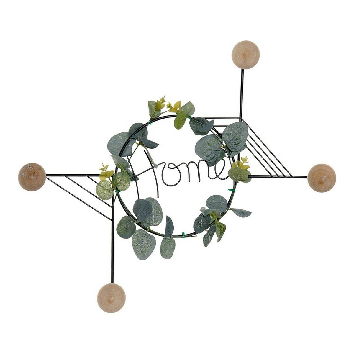 Bengaleiro de parede DKD Home Decor 8424001734528 Metal 43 x 4,5 x 36 cm