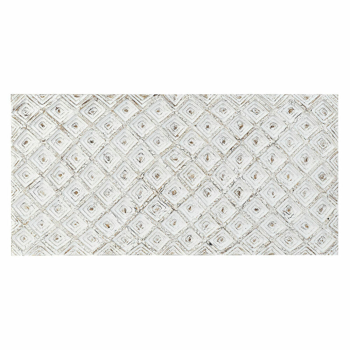 Cabeceira de Cama DKD Home Decor 162 x 4 x 82 cm Branco Madeira MDF