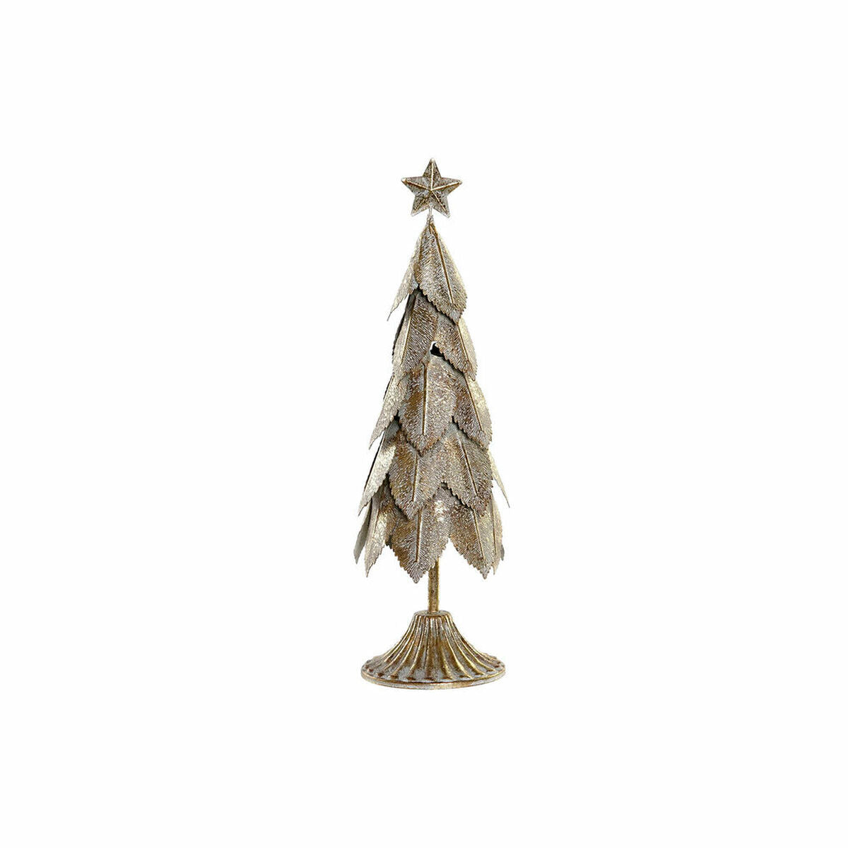 Adorno Natalício DKD Home Decor Árvore Metal (12 x 12 x 37 cm)