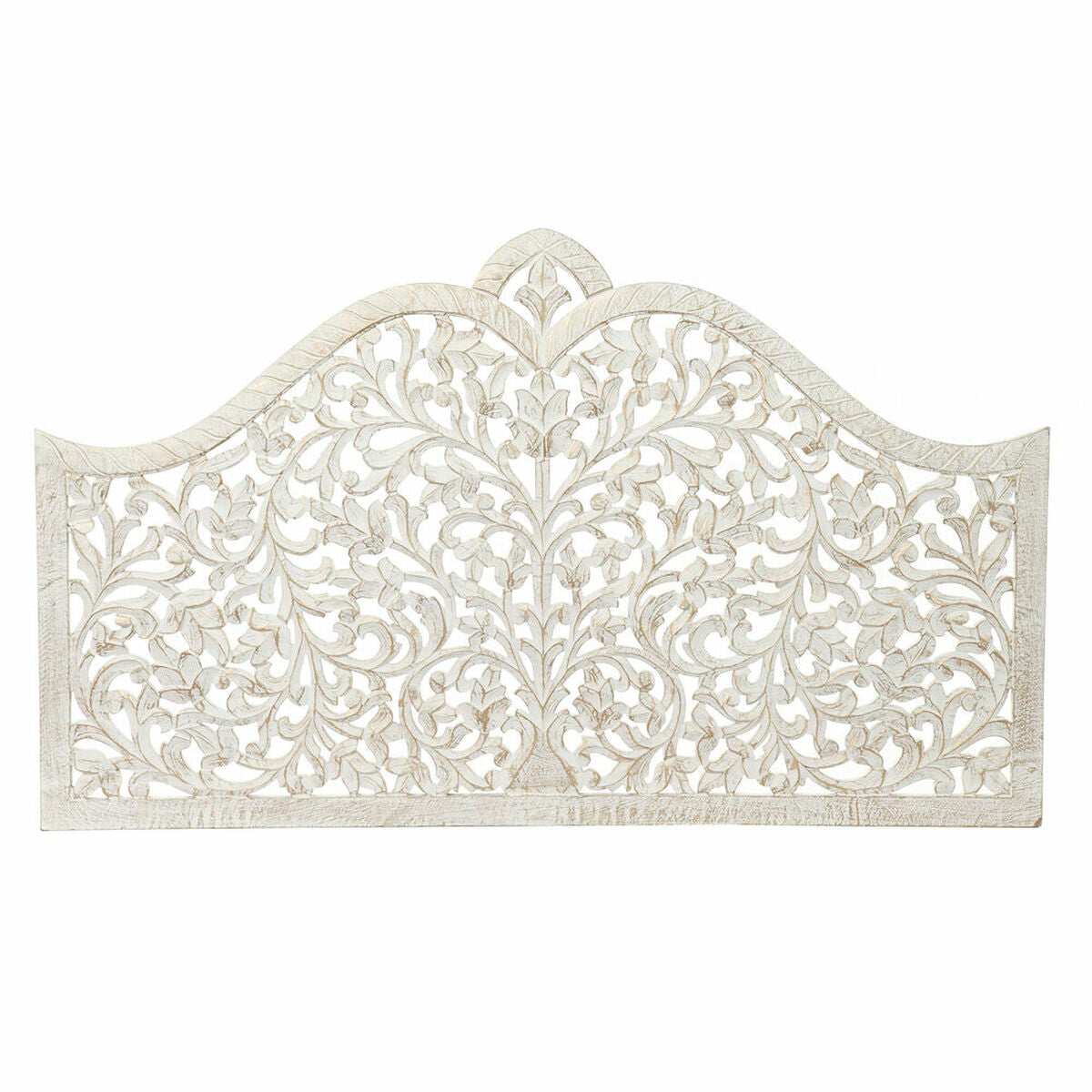 Cabeceira de Cama DKD Home Decor Branco Dourado Madeira MDF 152 x 3 x 91 cm