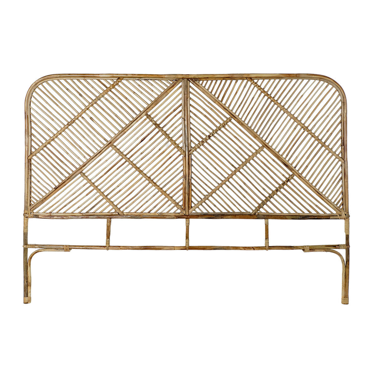 Cabeceira de Cama DKD Home Decor Natural Rotim 175 x 3 x 130 cm 175 x 3 x 126 cm