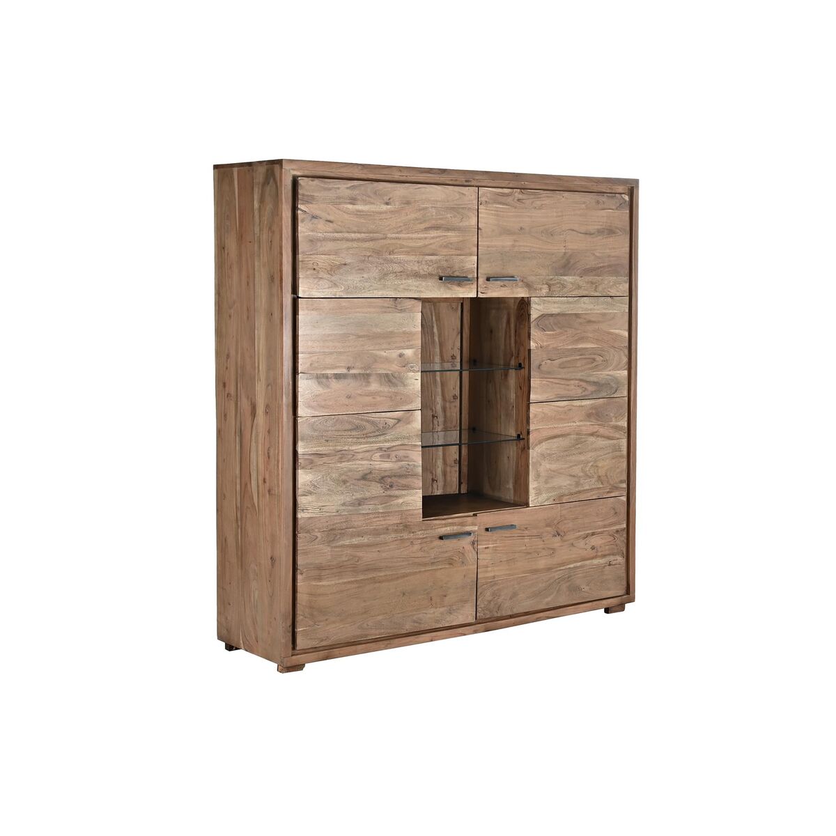 Armário DKD Home Decor   145 x 40 x 153 cm Cristal Castanho Acácia