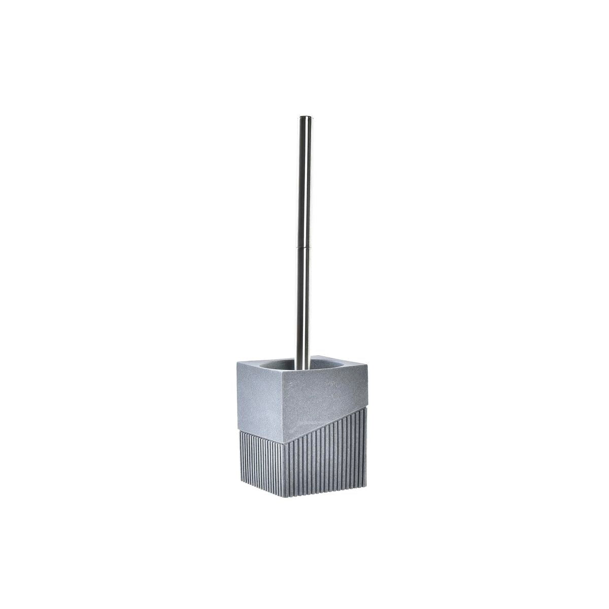 Piaçaba DKD Home Decor Scandi Prateado Cinzento Aço inoxidável Alumínio Resina (9,5 x 9,5 x 37 cm)