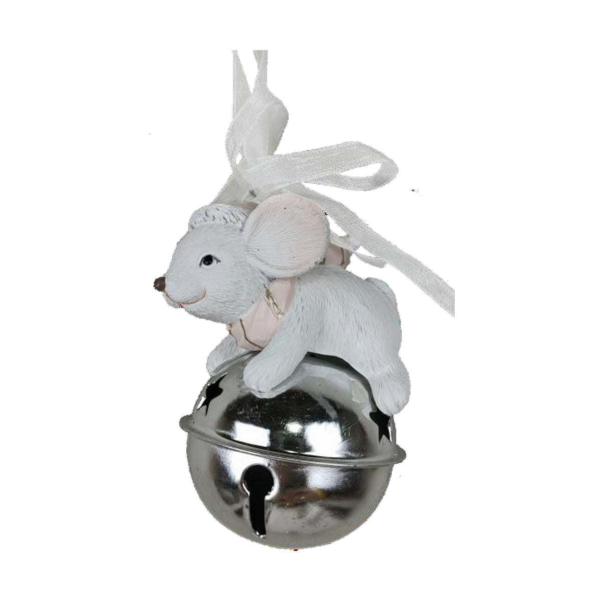 Adorno Natalício DKD Home Decor Rato Resina (7 x 4,5 x 9 cm) (6 Unidades)