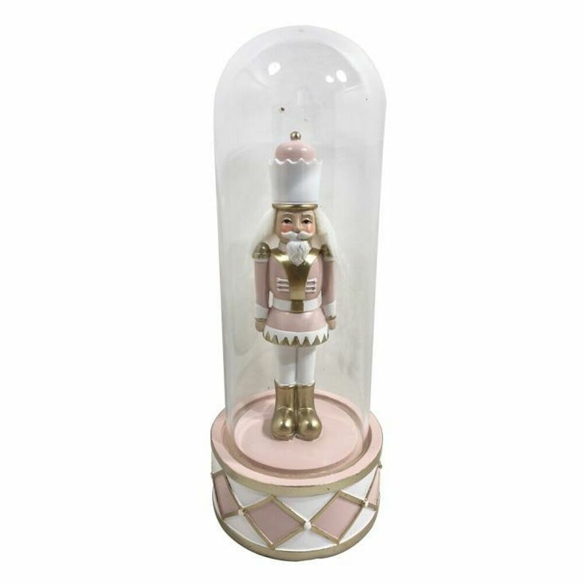 Adorno Natalício DKD Home Decor Cristal Resina Quebra-Nozes (10 x 10 x 26 cm) (2 Unidades)