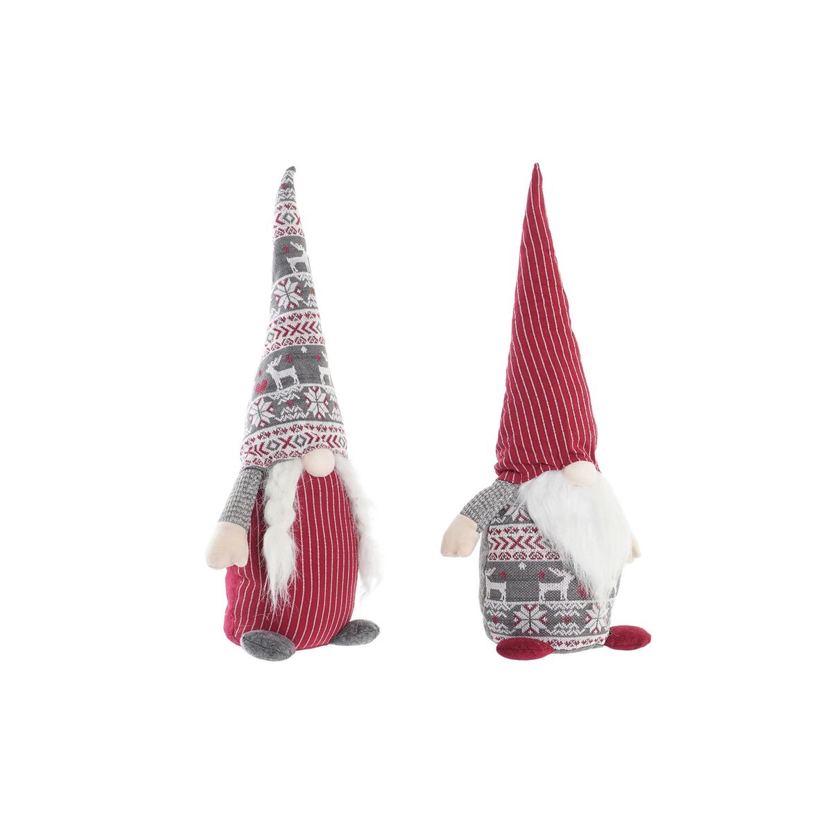Adorno Natalício DKD Home Decor Gnomo Poliéster (24 x 14 x 58 cm) (2 Unidades)