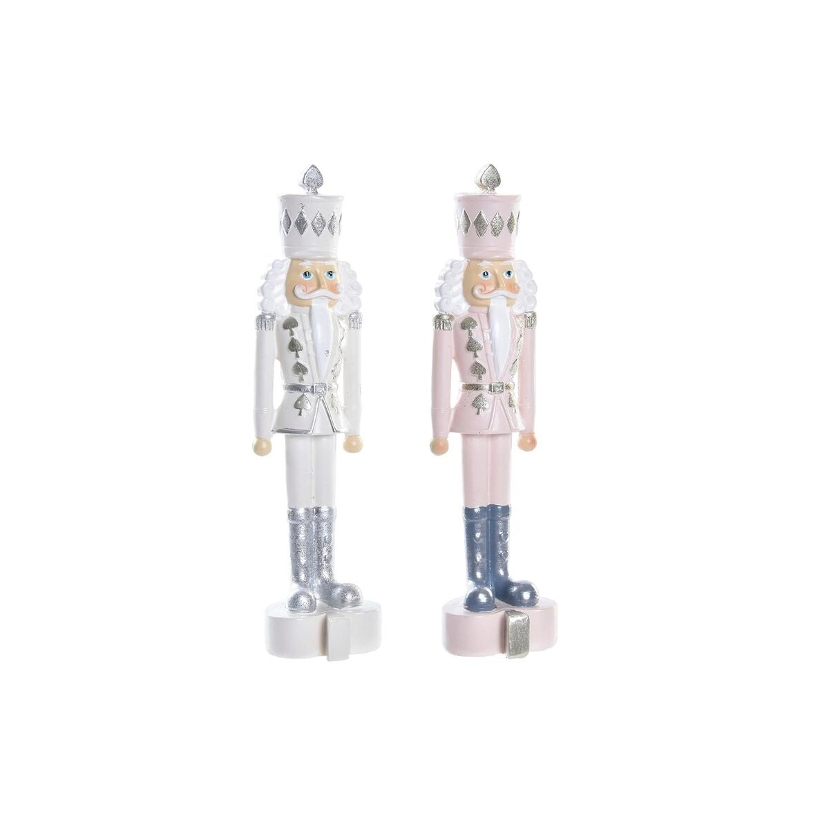 Adorno Natalício DKD Home Decor Resina Quebra-Nozes (4,5 x 4 x 17 cm) (2 Unidades)