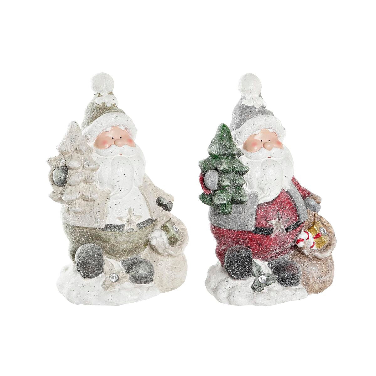 Adorno Natalício DKD Home Decor Pai Natal Magnésio (27 x 20 x 43 cm) (2 Unidades)