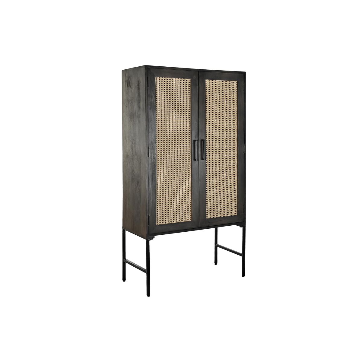 Aparador DKD Home Decor Castanho Preto Madeira de mangueira 85 x 40 x 162,5 cm