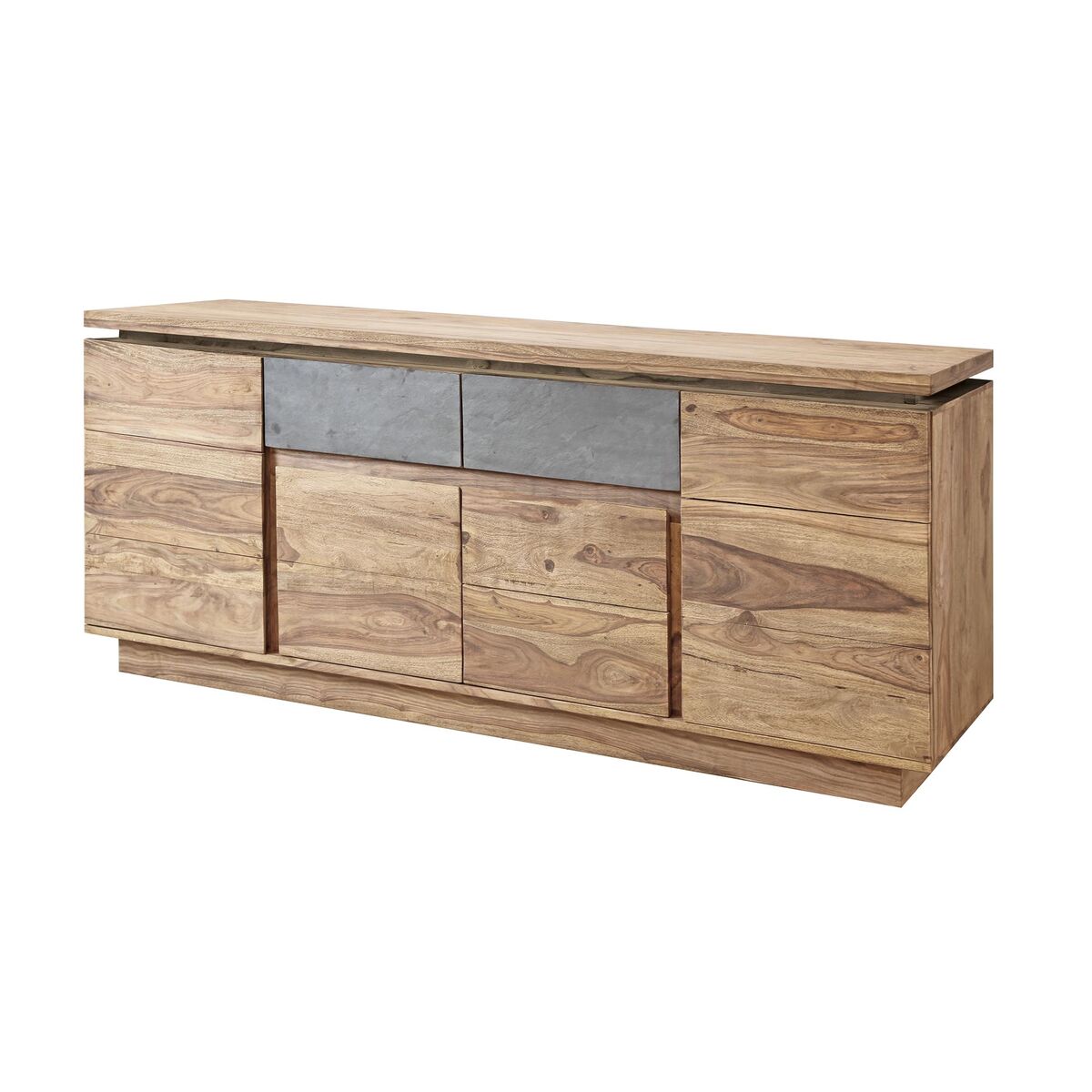 Aparador DKD Home Decor Cinzento Natural Madeira 175 x 45 x 72 cm