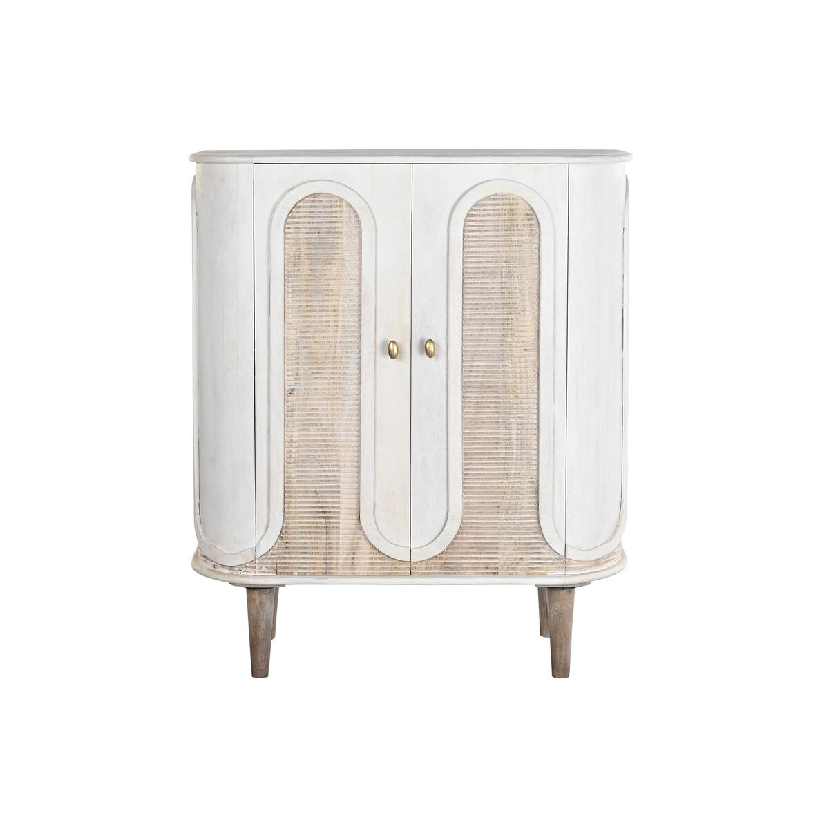 Aparador DKD Home Decor Branco Metal Ferro Madeira de mangueira 92 x 40 x 113 cm