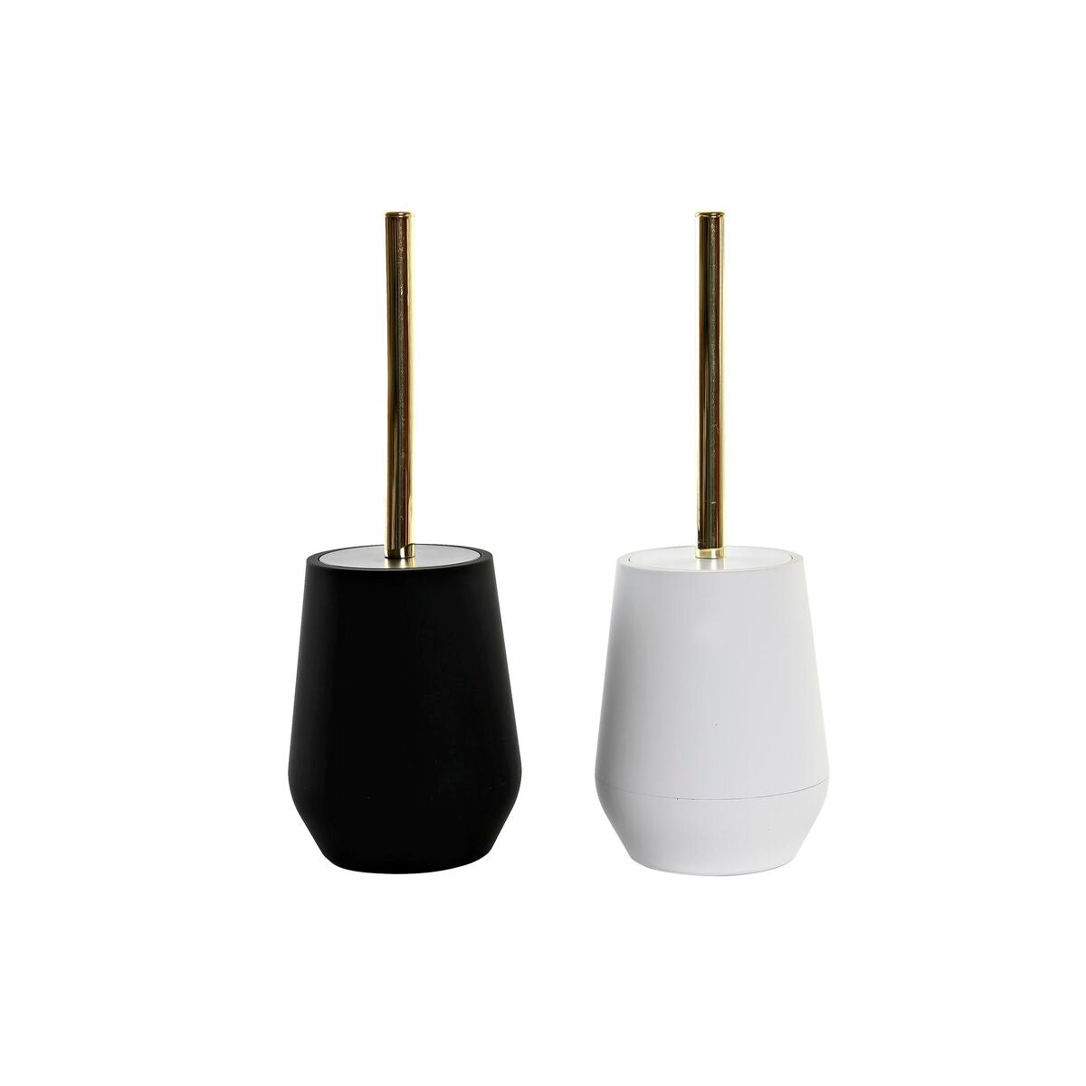 Piaçaba DKD Home Decor Branco Preto Aço inoxidável poliestireno 12 x 12 x 34,5 cm (2 Unidades)