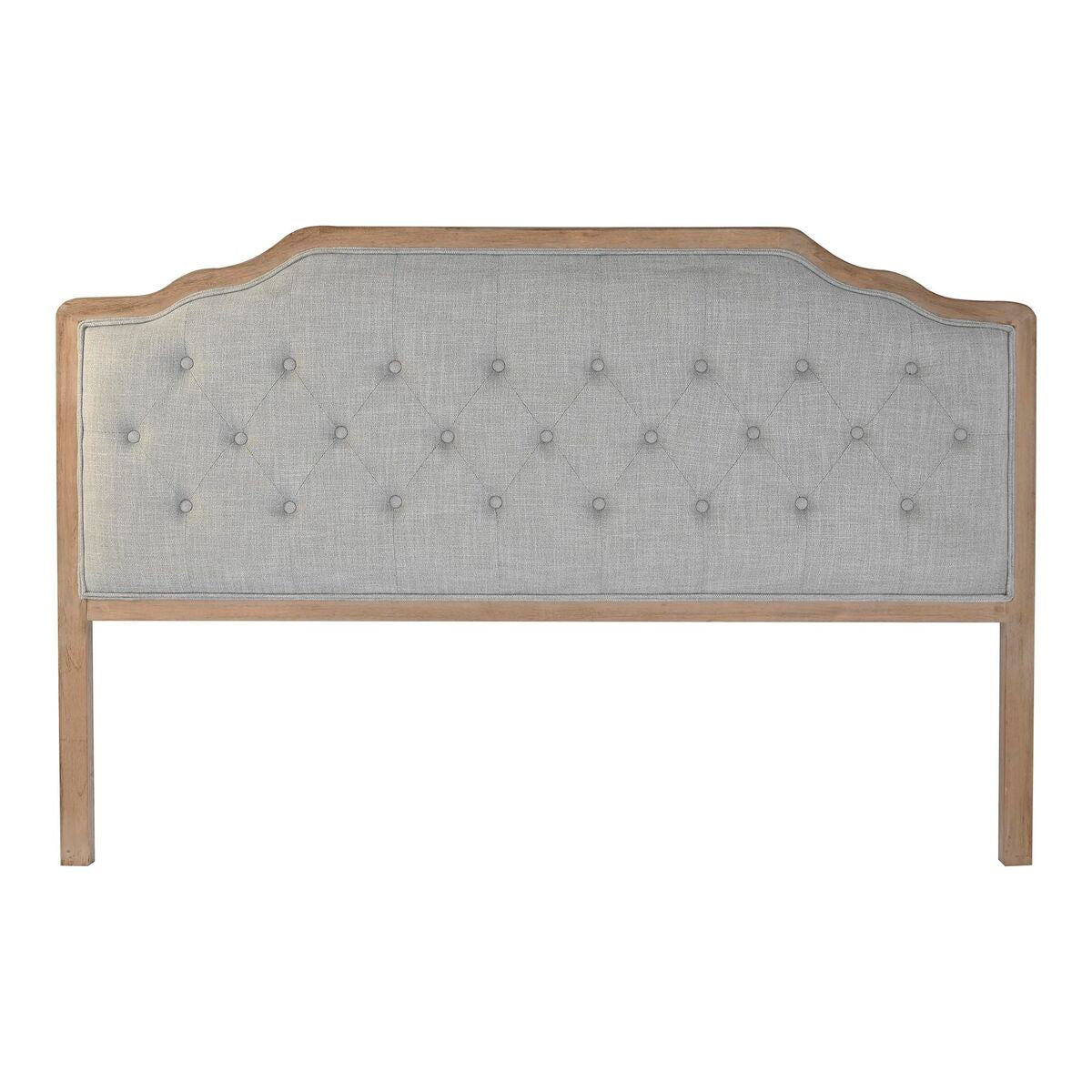 Cabeceira de Cama DKD Home Decor Cinzento claro Eik 180 x 10 x 120 cm