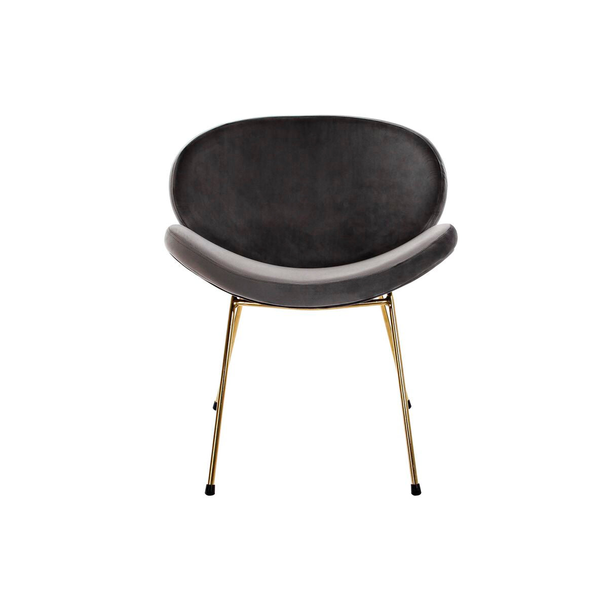 Cadeira DKD Home Decor Preto Dourado Poliéster Metal 62 x 58 x 73 cm