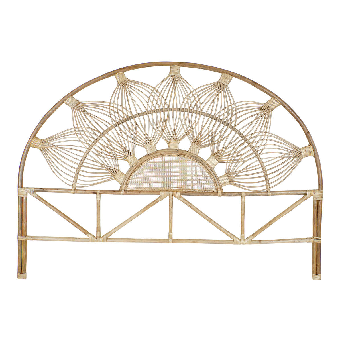 Cabeceira de Cama DKD Home Decor Castanho Natural 180 x 4 x 90 cm