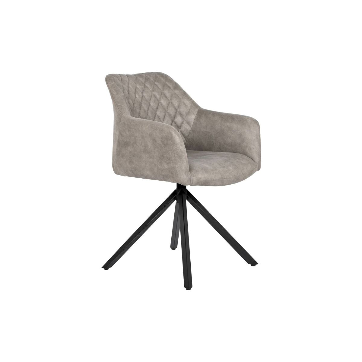 Cadeira DKD Home Decor Preto Cinzento 55 x 58 x 83 cm