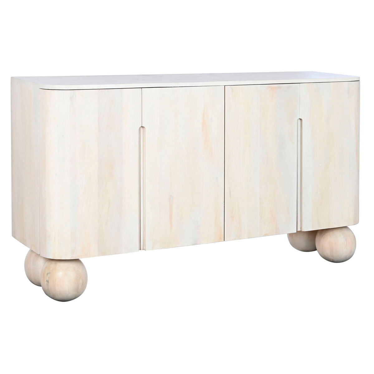 Aparador Home ESPRIT Branco Madeira de mangueira 150 x 40 x 84 cm