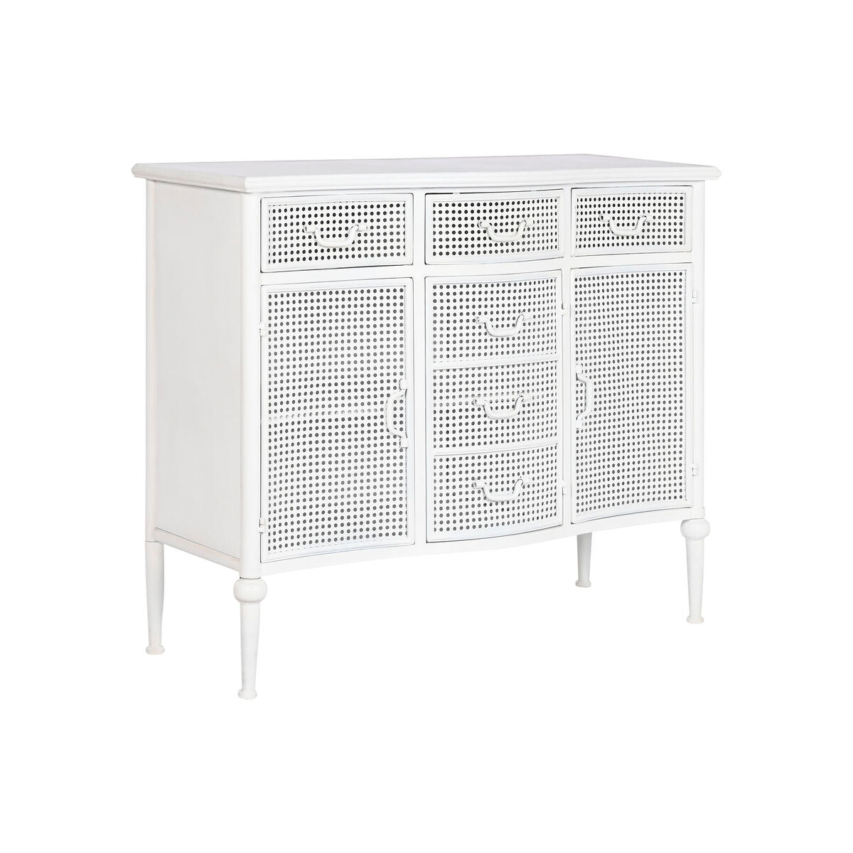 Aparador Home ESPRIT Branco Metal 101 x 42 x 85 cm