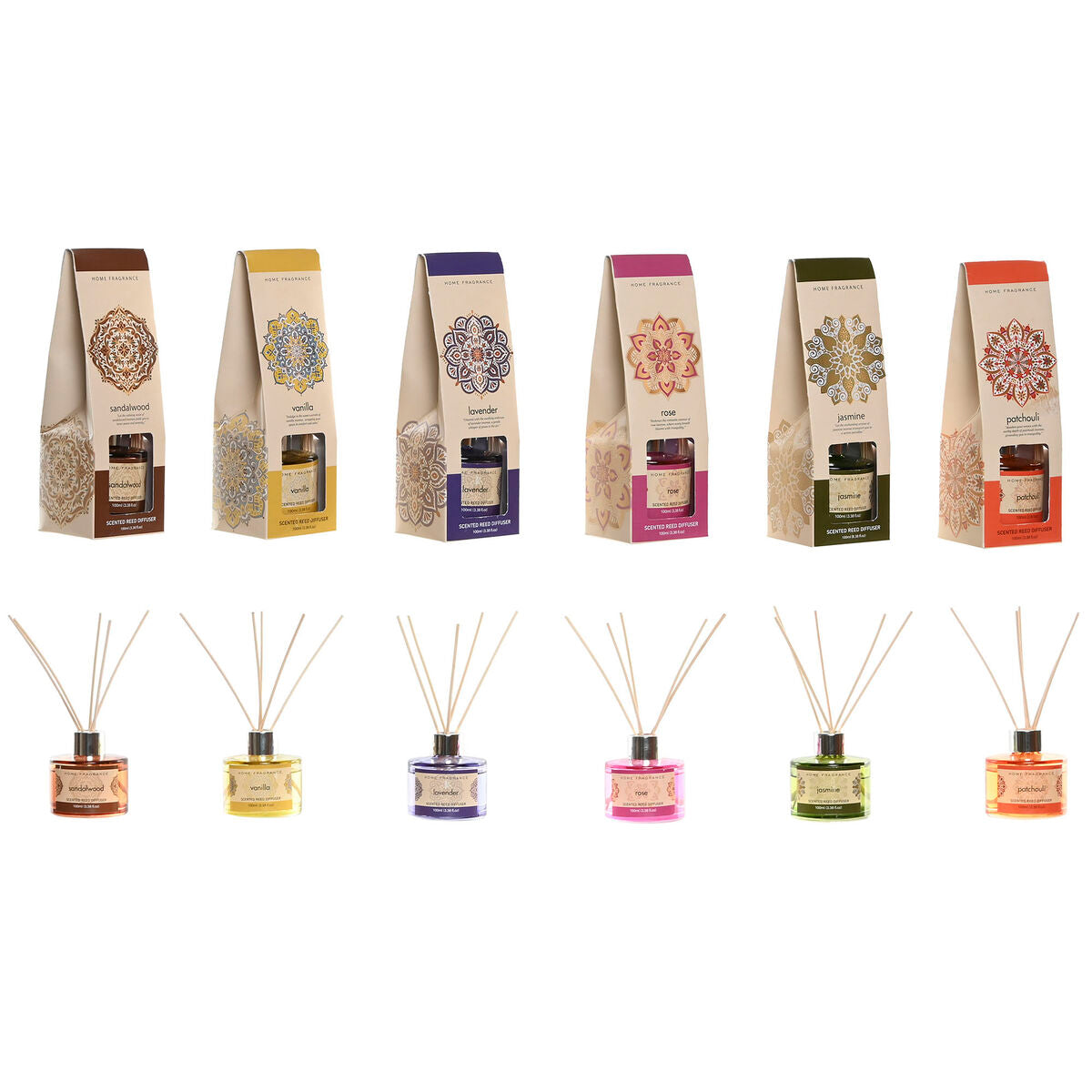Ambientador Home ESPRIT Mandala 100 ml (6 Unidades)