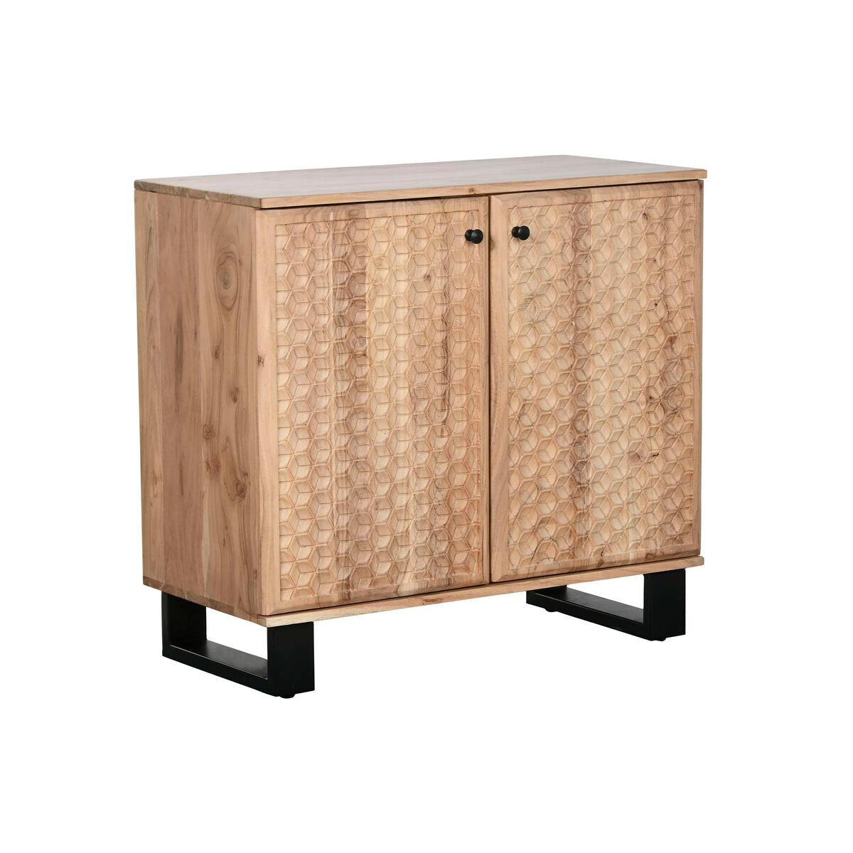 Aparador Home ESPRIT Metal Acácia 88 x 40 x 80 cm