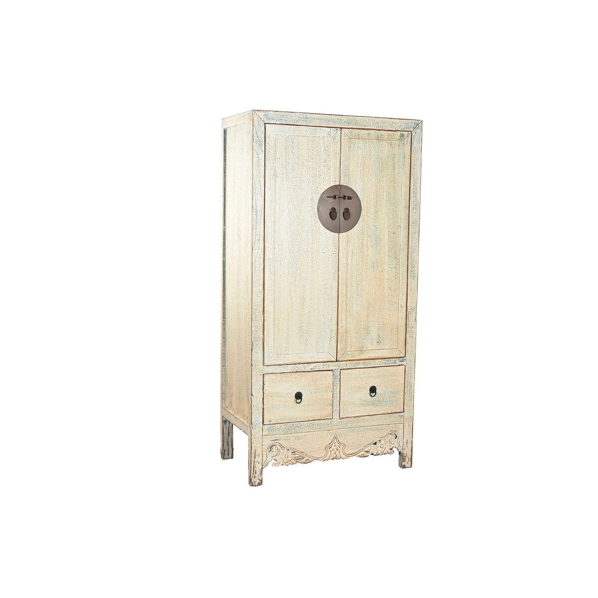Armário Home ESPRIT Duas cores Metal Abeto 88 x 52 x 180 cm