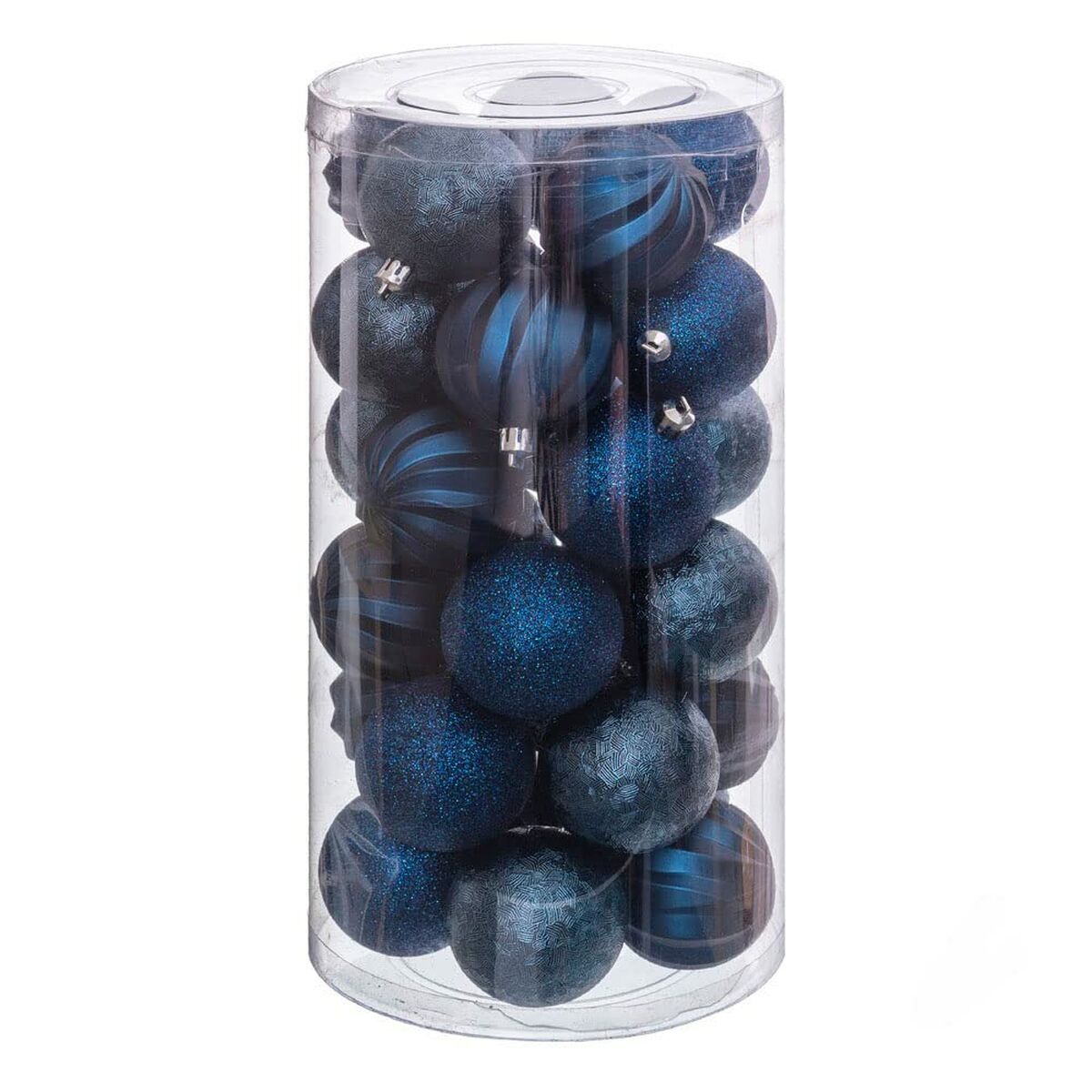 Bolas de Natal Azul Plástico 6 x 6 x 6 cm (30 Unidades)