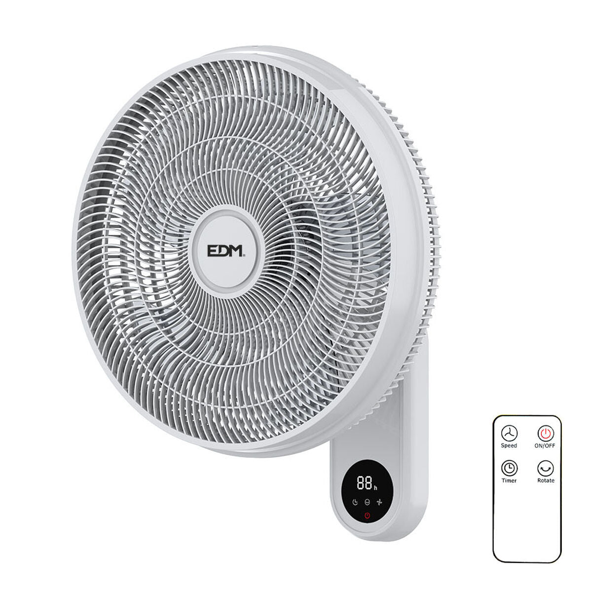 Ventilador de Parede EDM Branco 50 W