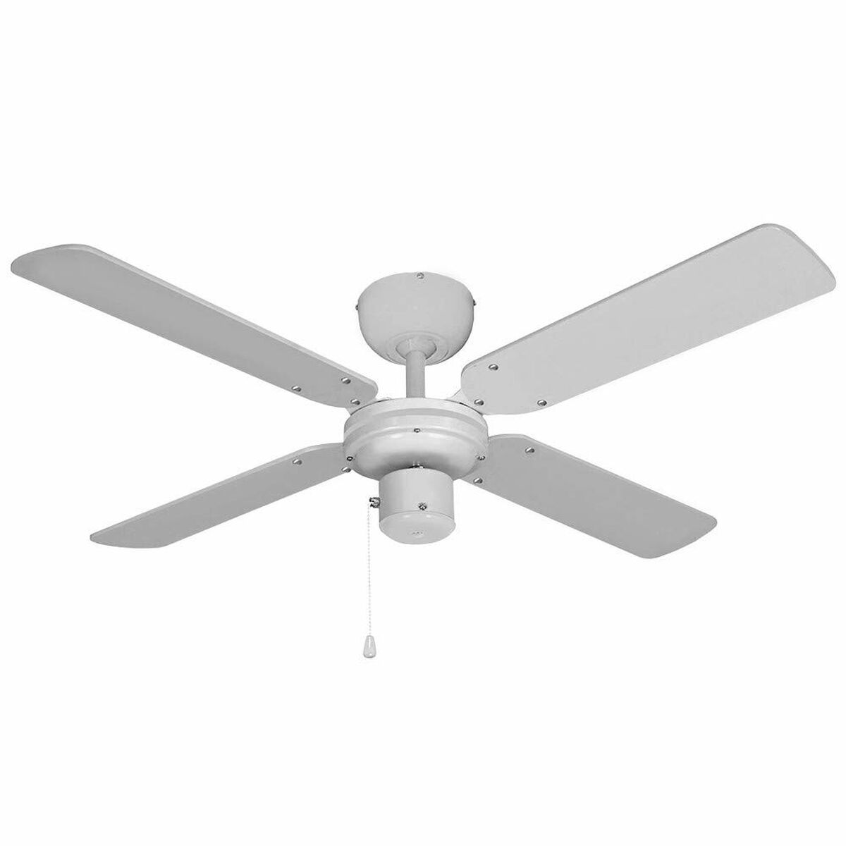 Ventilador de Teto EDM 33802 Báltico Branco 50 W ø 102 cm