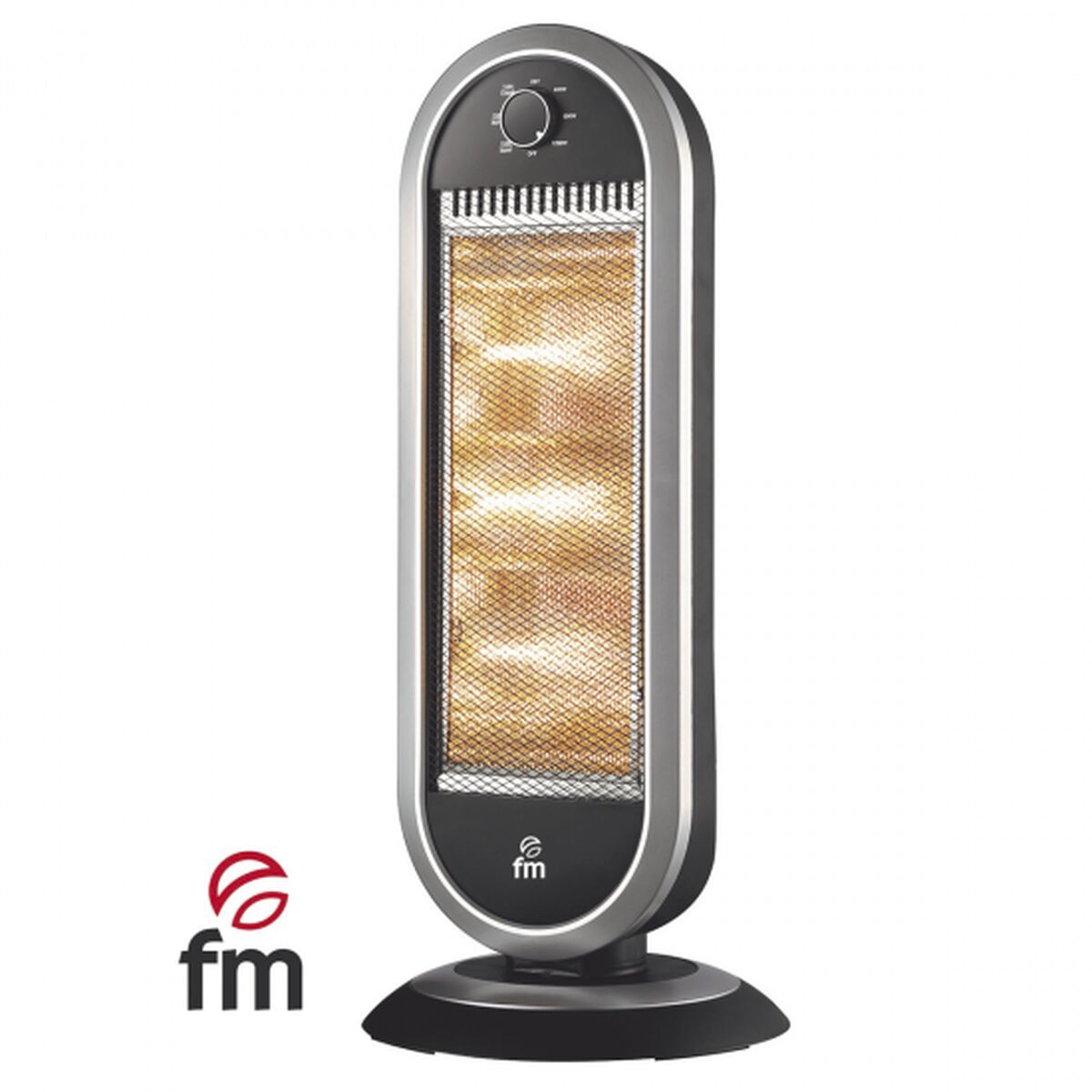 Radiador Grupo FM H30 Preto 1200 W