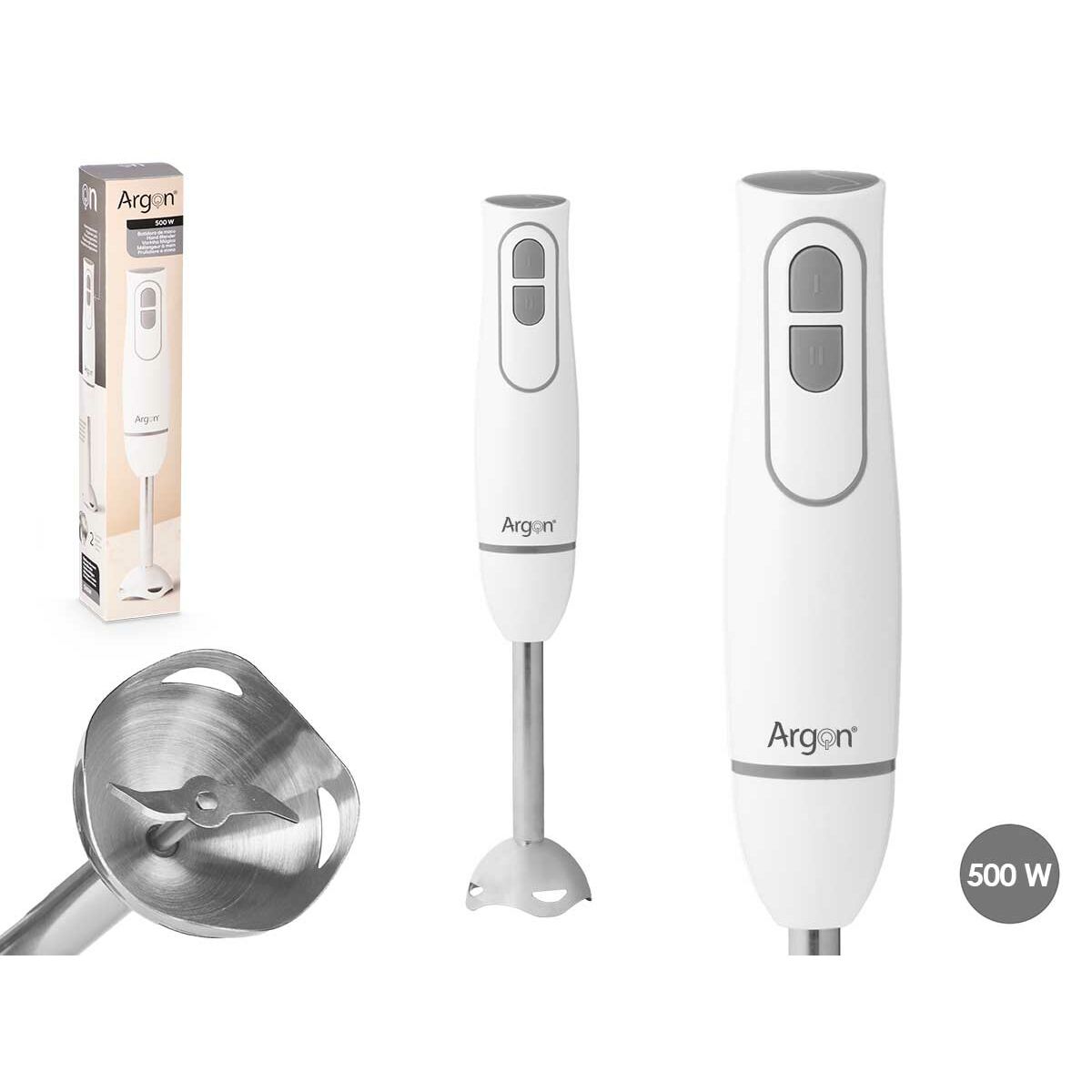 Batedora de Mão Argon JE-908A Branco Cinzento 500 W