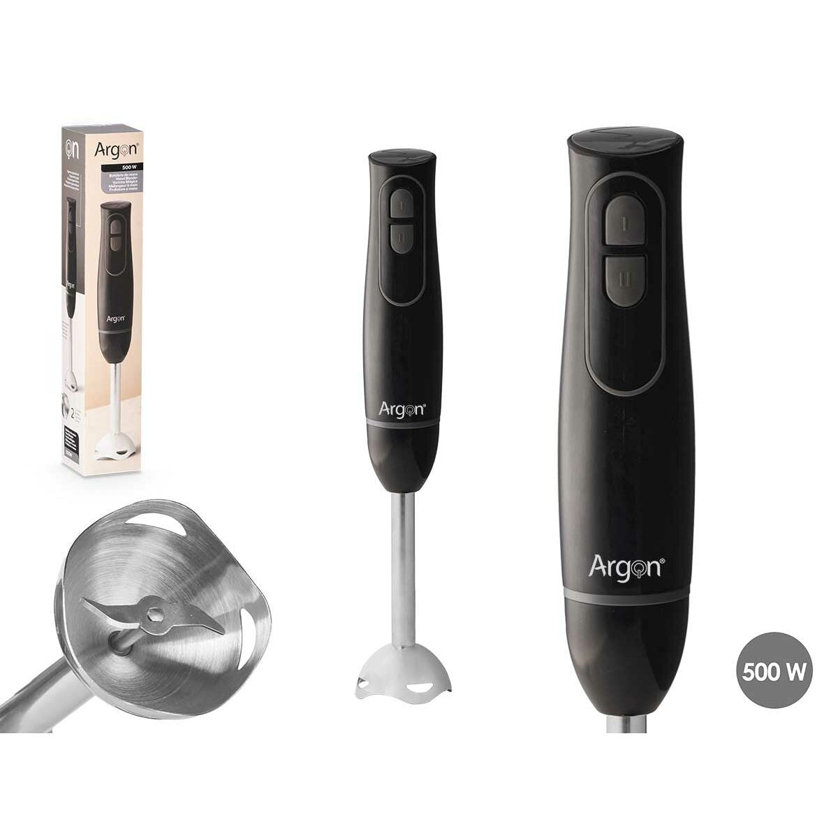 Batedora de Mão Argon JE-908CB Cinzento 500 W