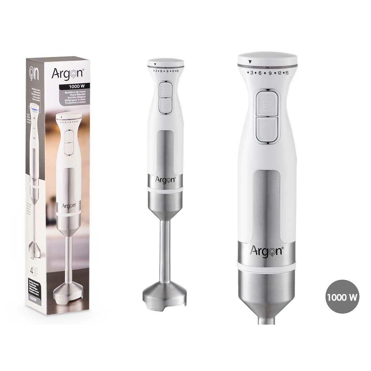 Batedora de Mão Argon SW-2317-WH Branco Aço 1000 W