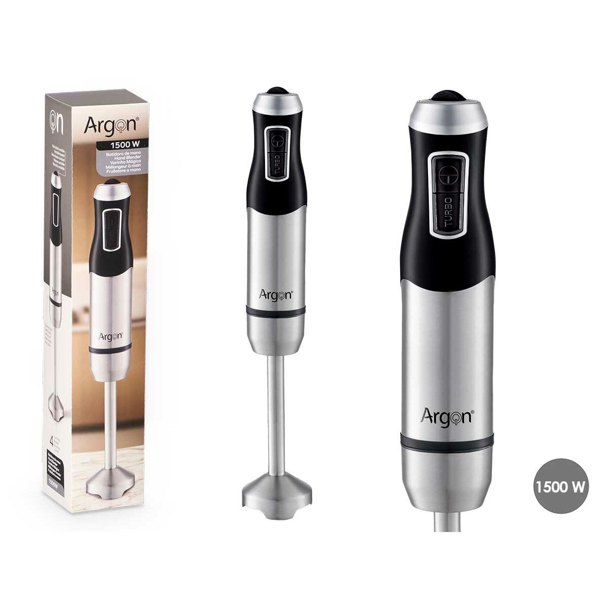 Batedora de Mão Argon SW-227-BL Preto Aço 1500 W