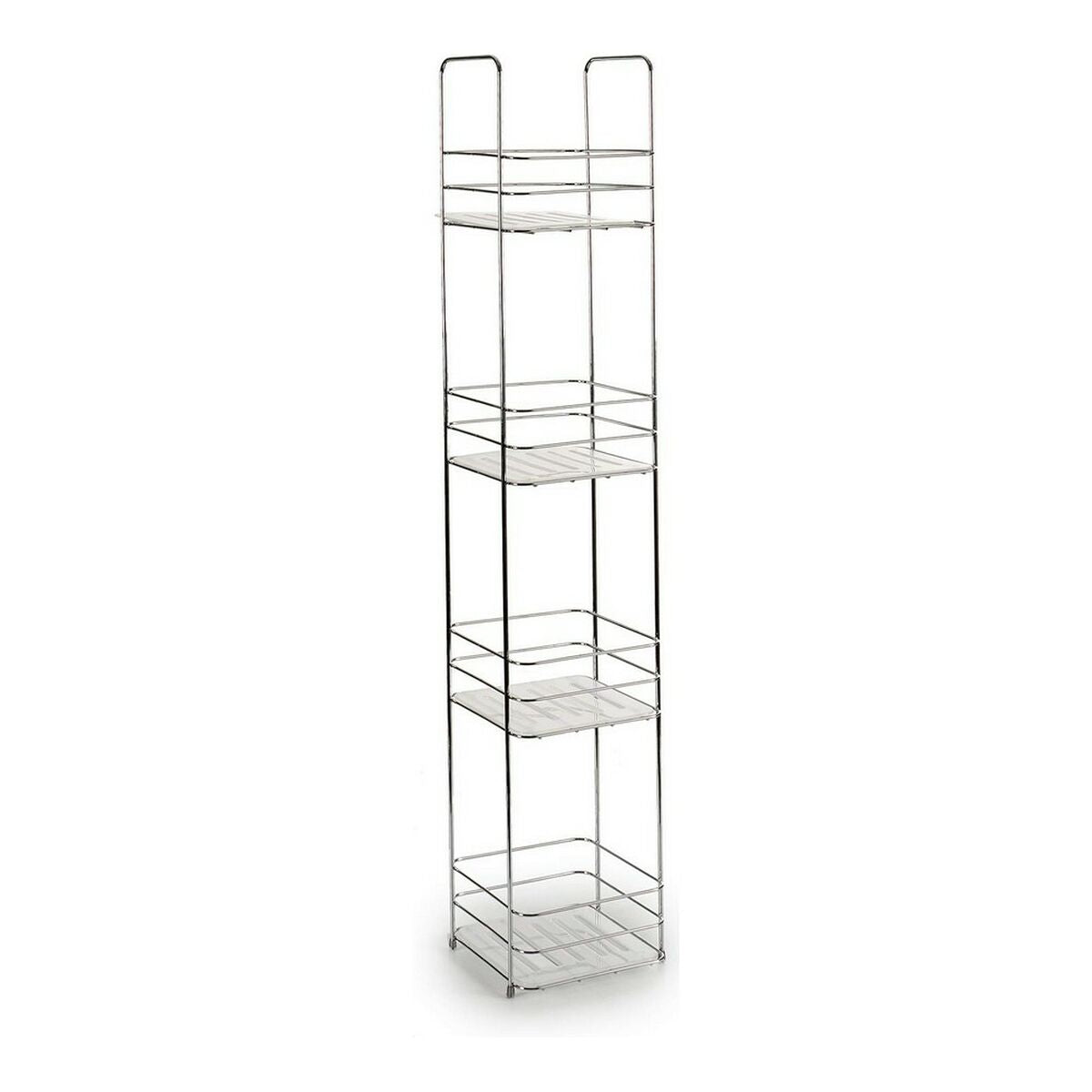 Prateleira de Casa de Banho Berilo W4870 Transparente Prateado